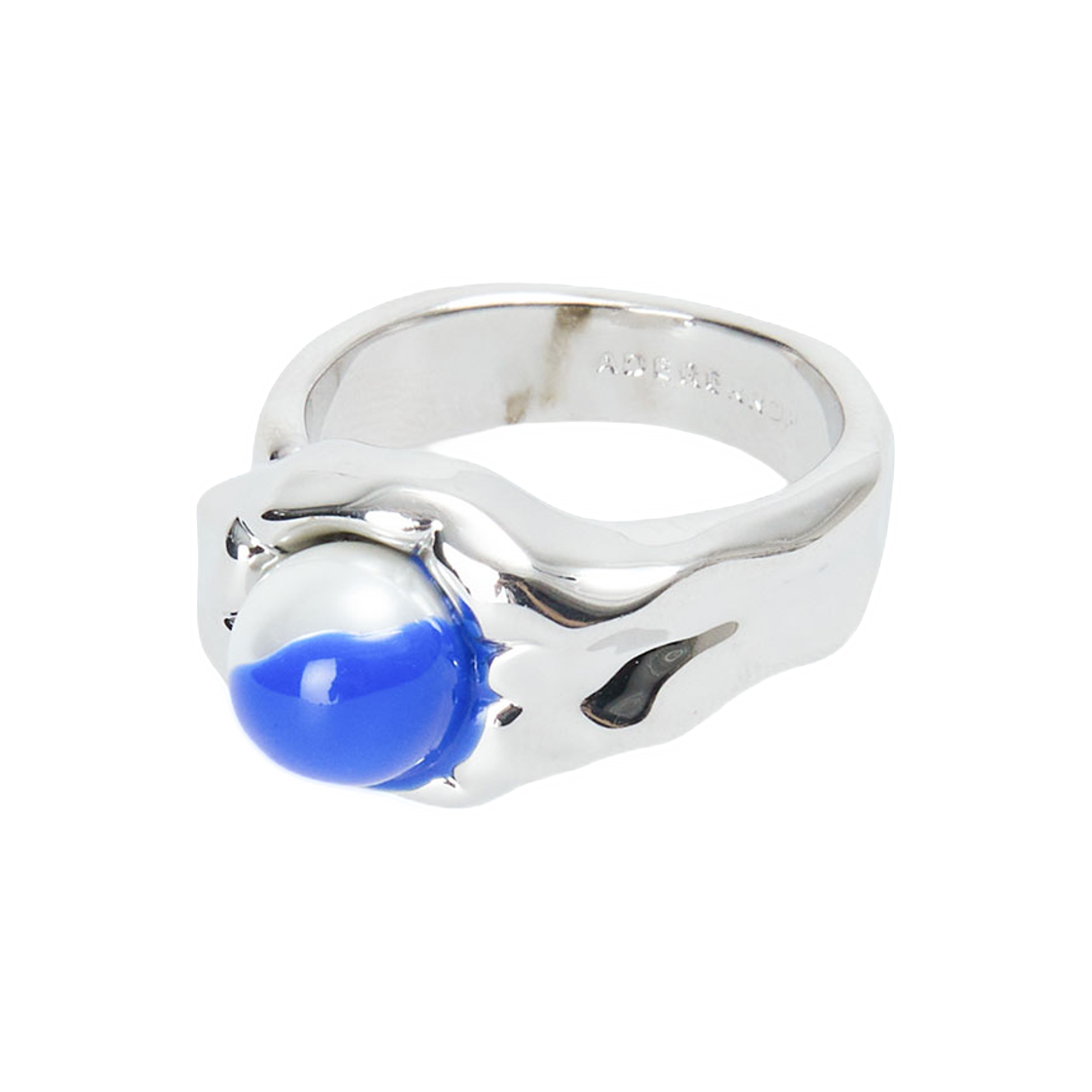 BLAFWRI01SVF Ader Error Pearl Ring Silver