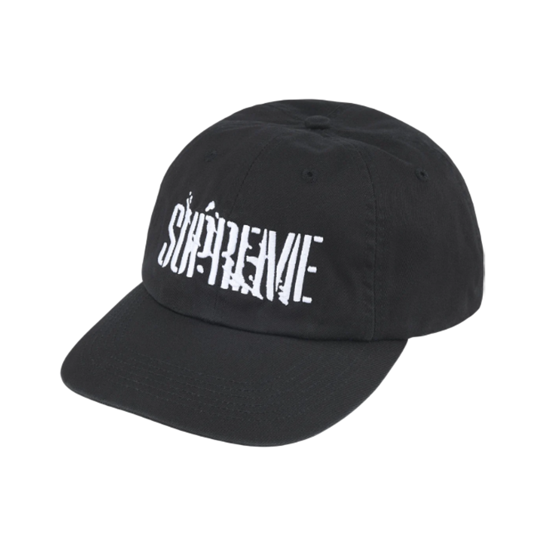 슈프림 스플래터 6-패널 블랙 - 25FW
