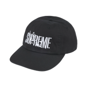Supreme Splatter 6-Panel Black - 25FW