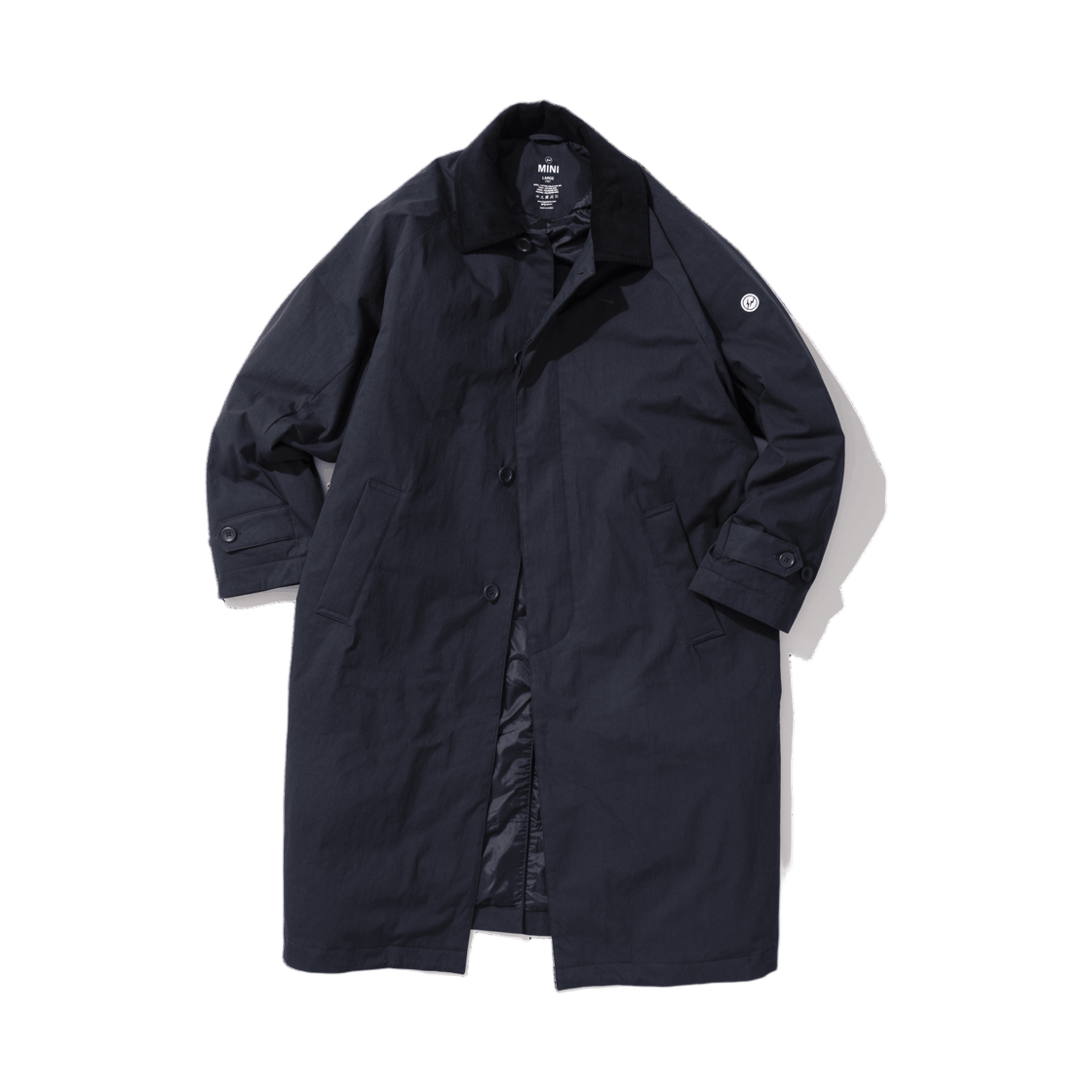 (키즈) 프라그먼트 미니 맥 코트 네이비((Kids) Frgmt Mini Mac Coat Navy)