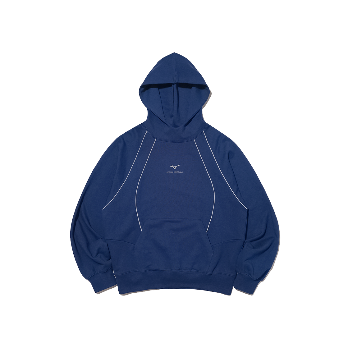 PFW1HD312CBL [Phyps Dept X Mizuno] Piping Hoodie Blue