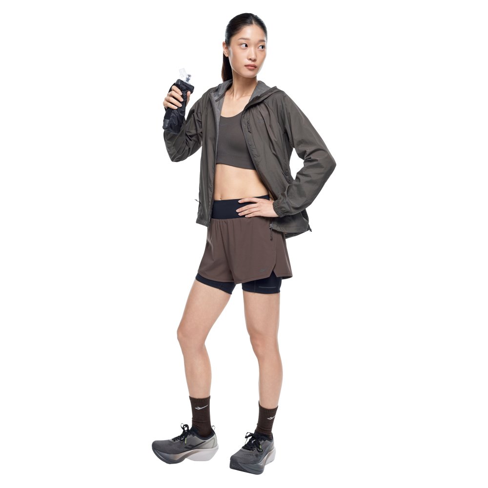 프로-스펙스 러닝 여성 레깅스 결합 반바지(PRO-SPECS Women's 2-in-1 Running Shorts) - 3