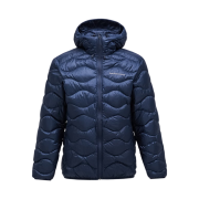 Peak Performance Helium Down Hood Jacket Blue Shadow