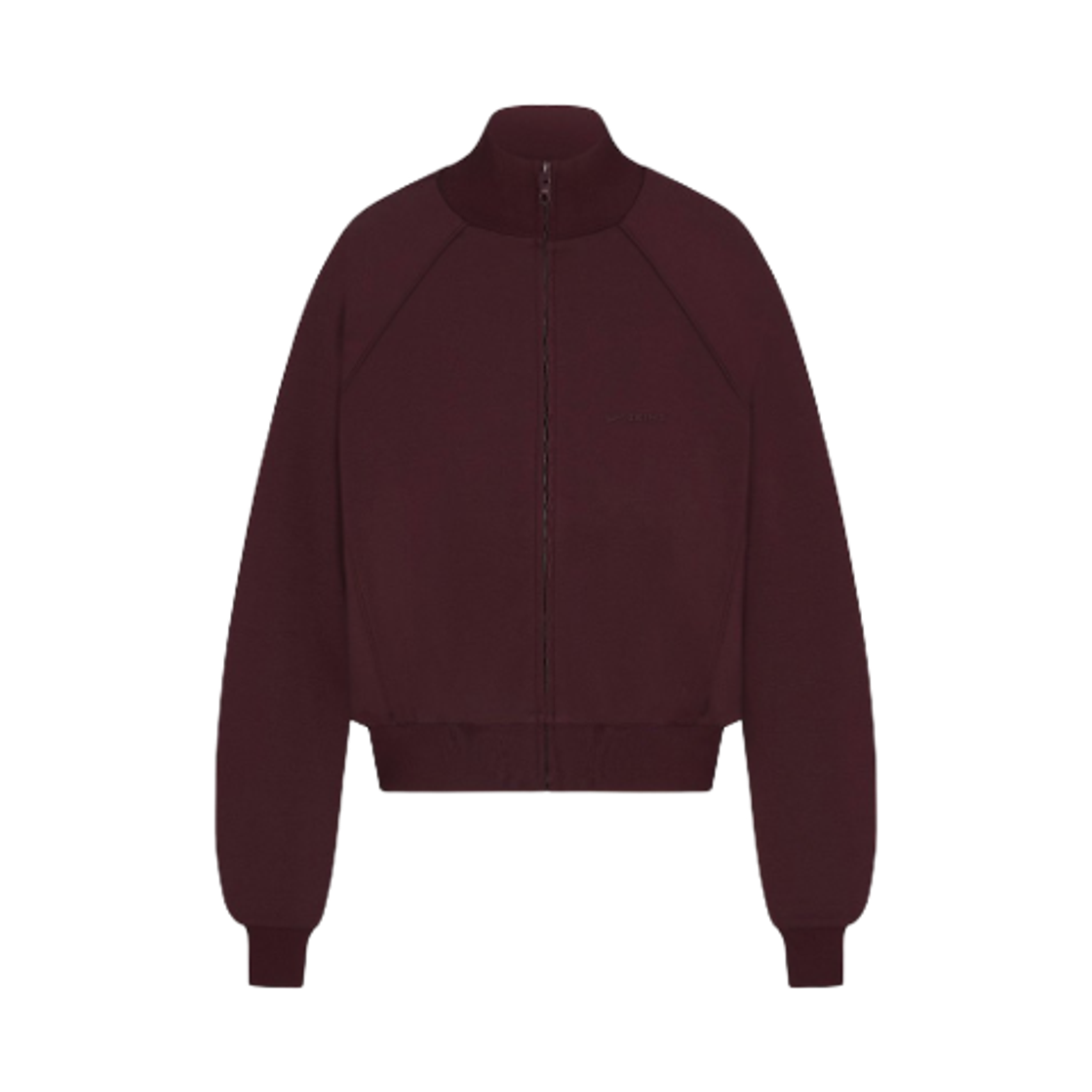 TPZUP3534-CUR (W) NikeSKIMS Matte Tricot Track Jacket Currant
