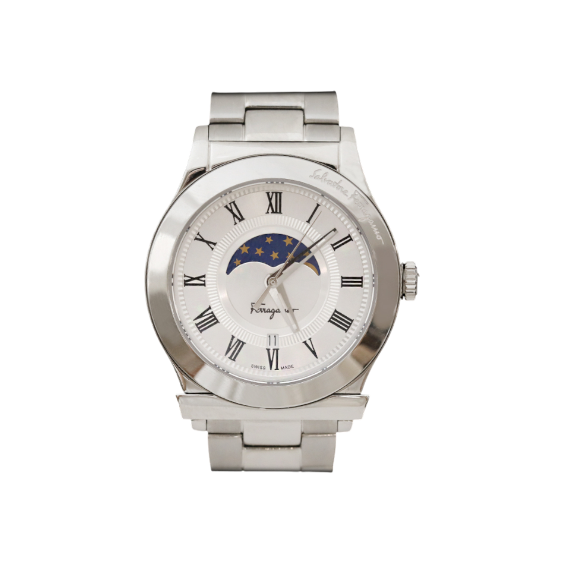 페라가모 문페이즈 스틸 38mm(Ferragamo Moonphase Steel 38mm)