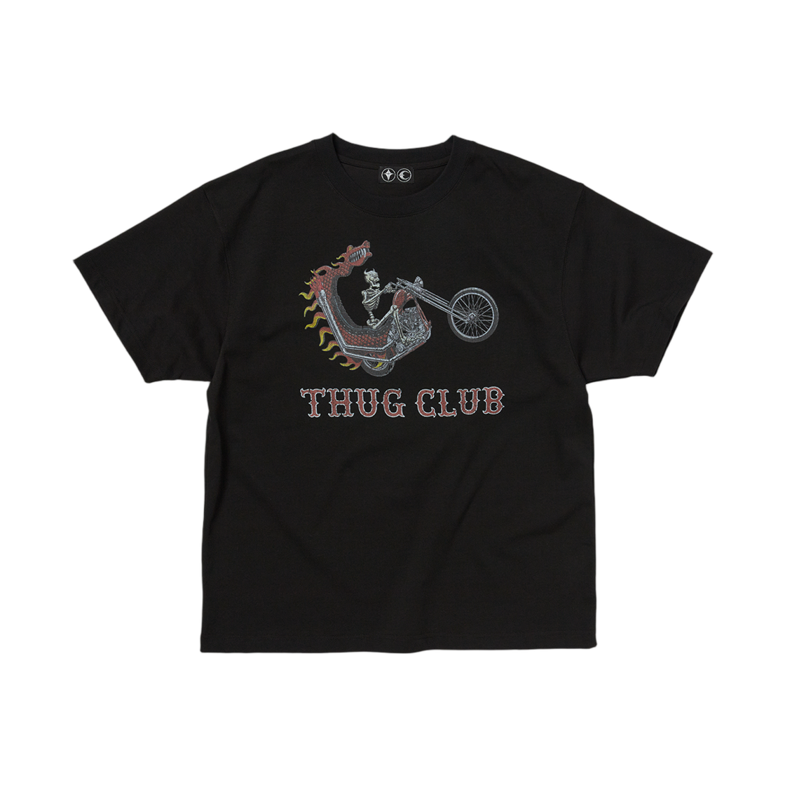 떠그 클럽 데드 라인 티셔츠 블랙 | Thug Club | KREAM