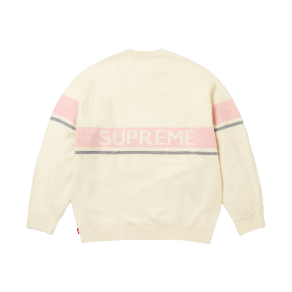 슈프림 브러쉬드 스트라이프 스웨터 아이보리 - 25FW(Supreme Brushed Stripe Sweater Ivory - 25FW) - 2