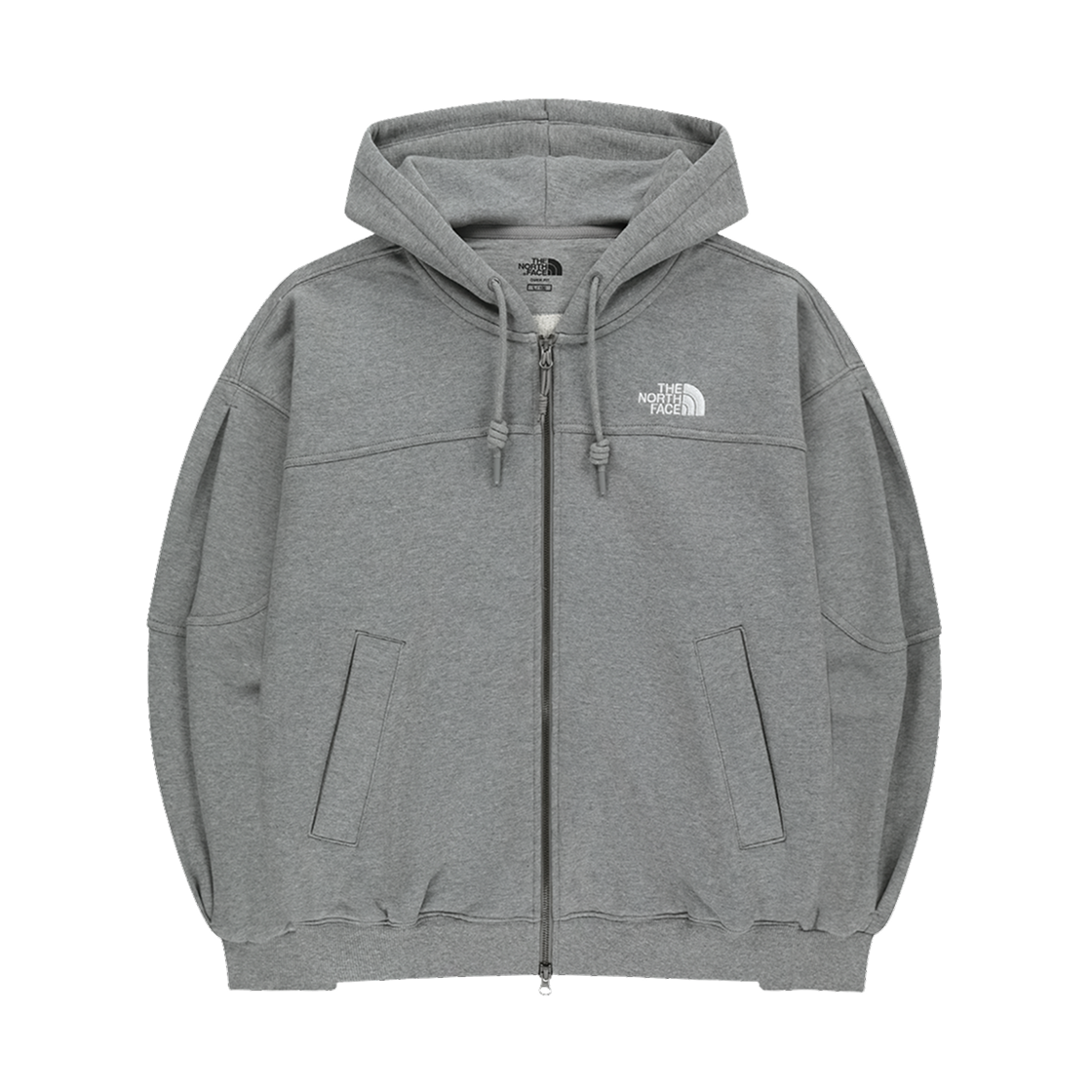 노스페이스 데이오프 후드 집업 헤더 그레이 - 25FW(The North Face Dayoff Hood Zip Up Heather Gray - 25FW)