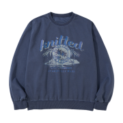 Knitted Pigment Palmtree Mtm Blue