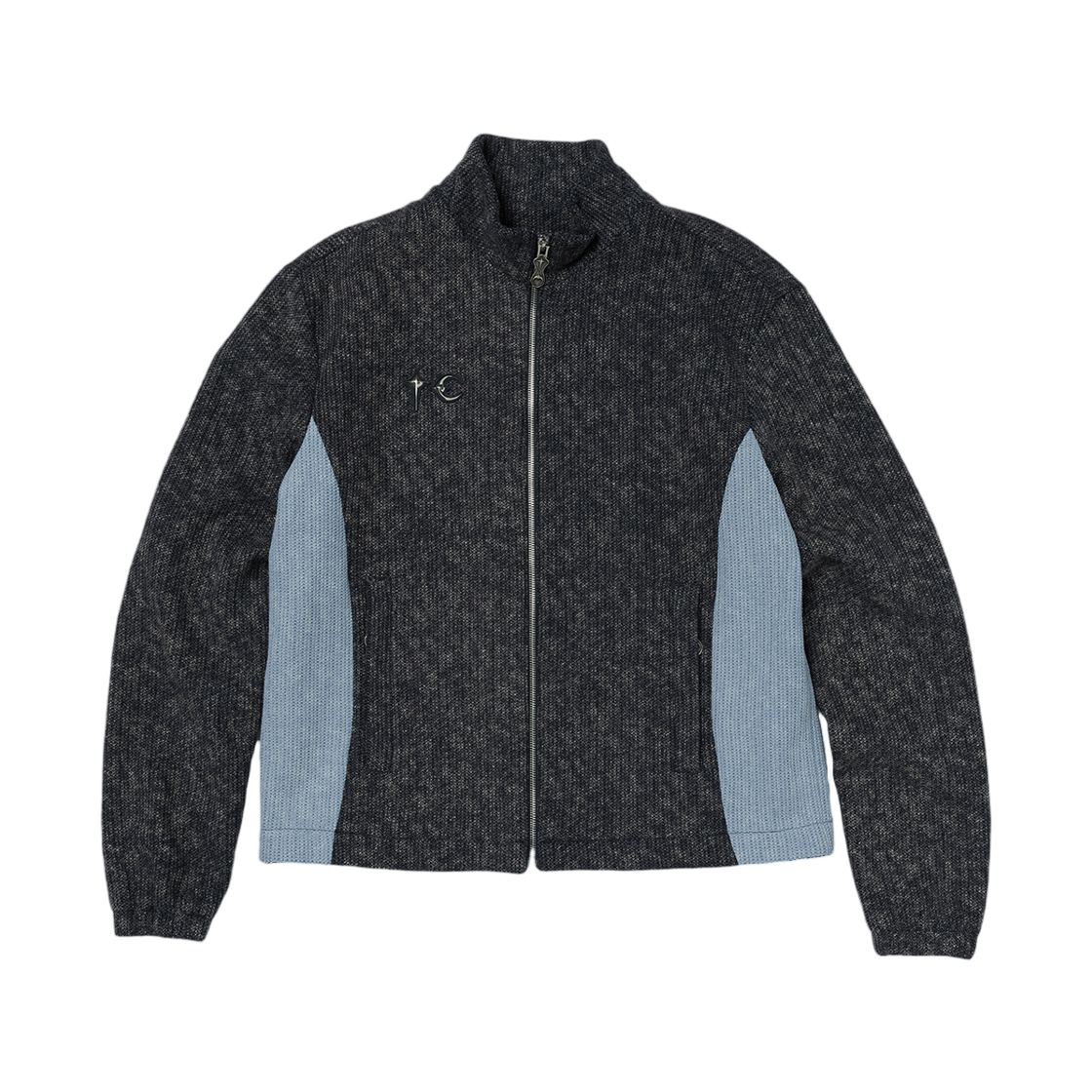 - Thug Club Devil Peace Patch Knit Jacket Navy