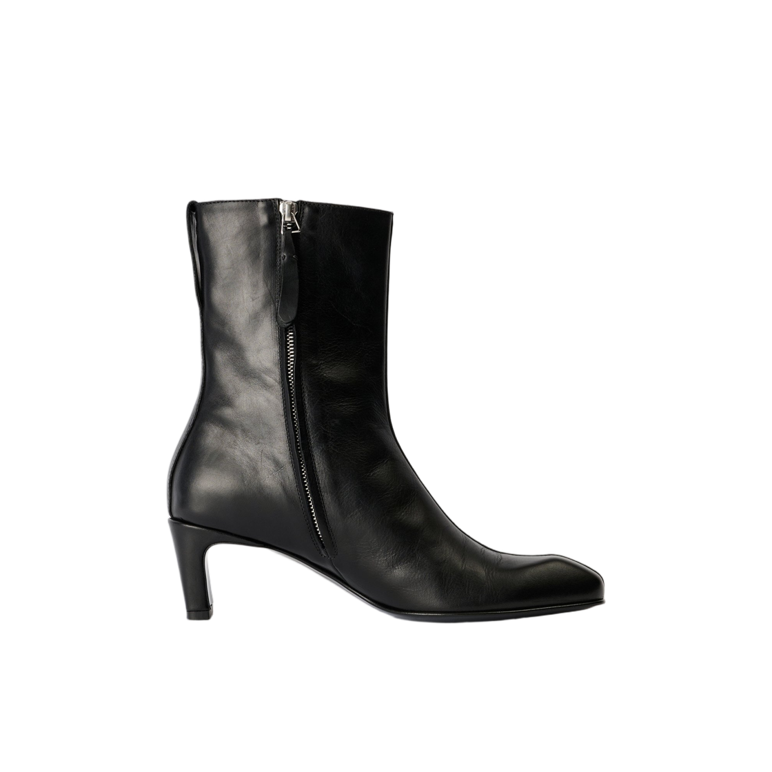 A4257KB (W) Our Legacy Karasu Heel Black Tensile Cattle Hide