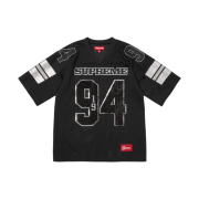 Supreme Sequin Football Jersey Black - 25FW