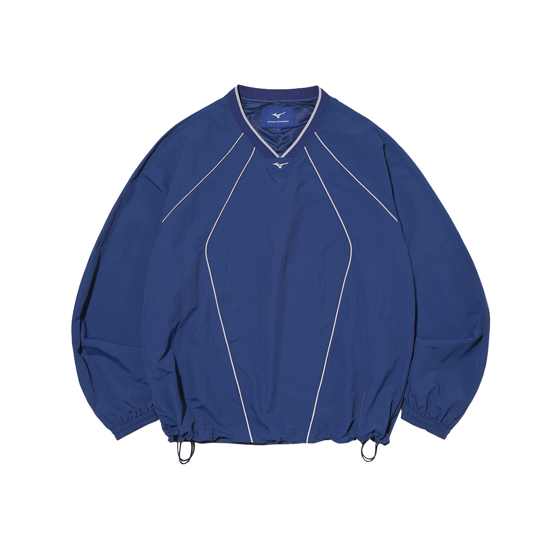 피뎁트 X 미즈노 파이핑 나일론 저지 블루([Phyps Dept X Mizuno] Piping Nylon Jersey Blue)