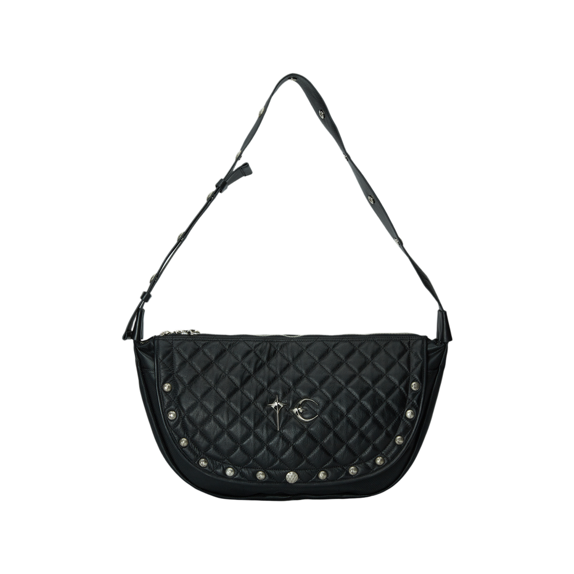 - Thug Club Chopper Quilted Messenger Bag Black