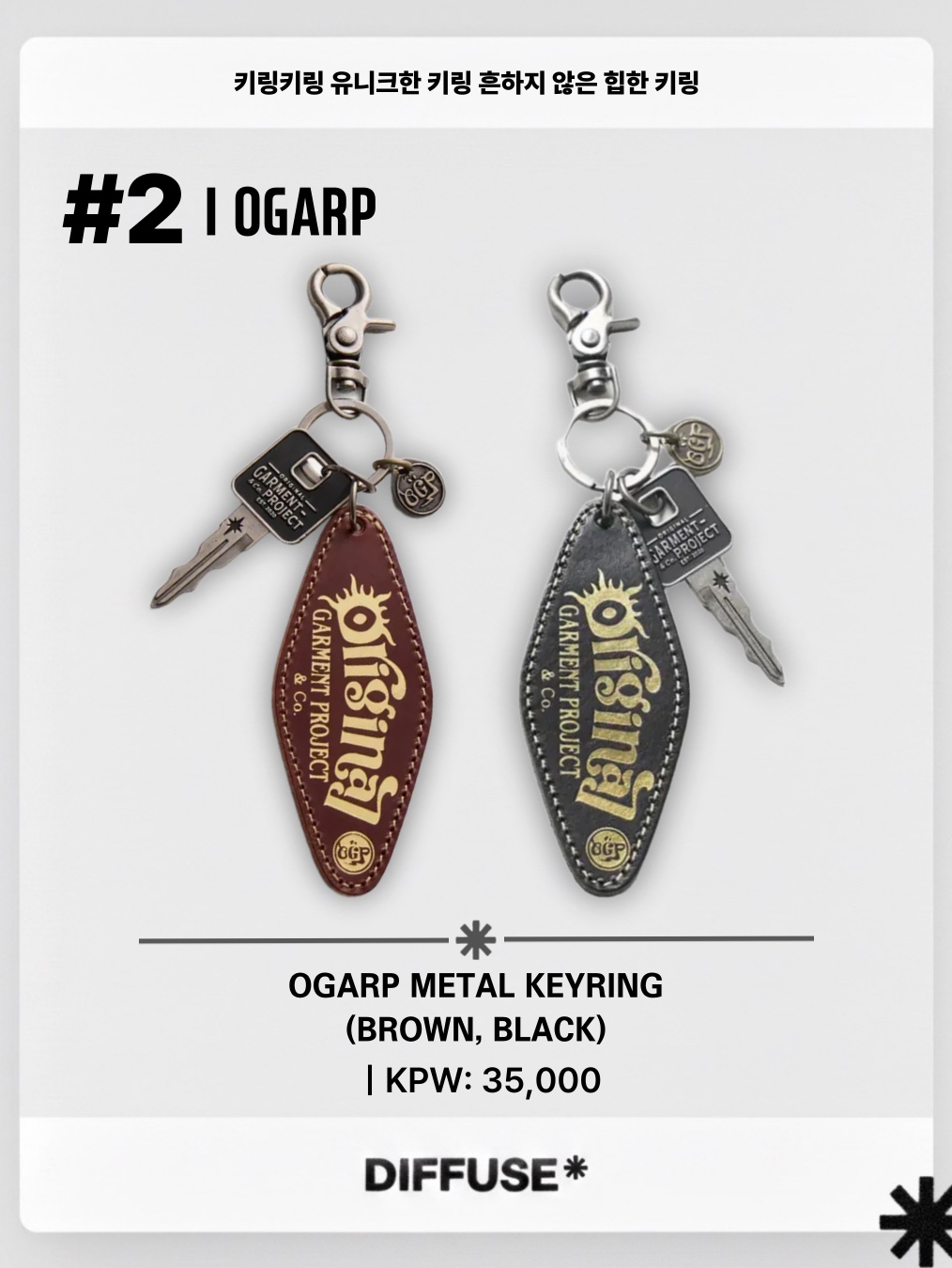 Vacant Archive Conny Wallet Keyring Black, Vacant Archive Conny Wallet Keyring White 착용 스타일 - 3