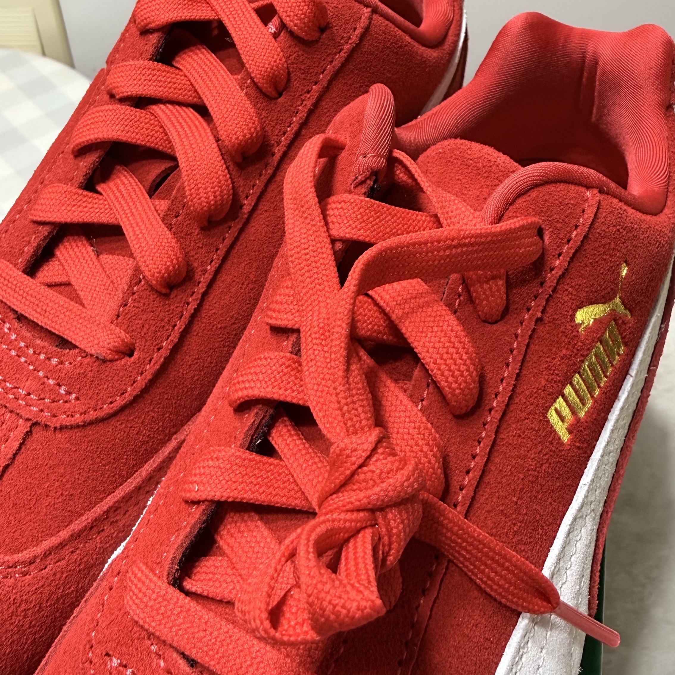 Puma Speedcat OG Red White 착용 스타일