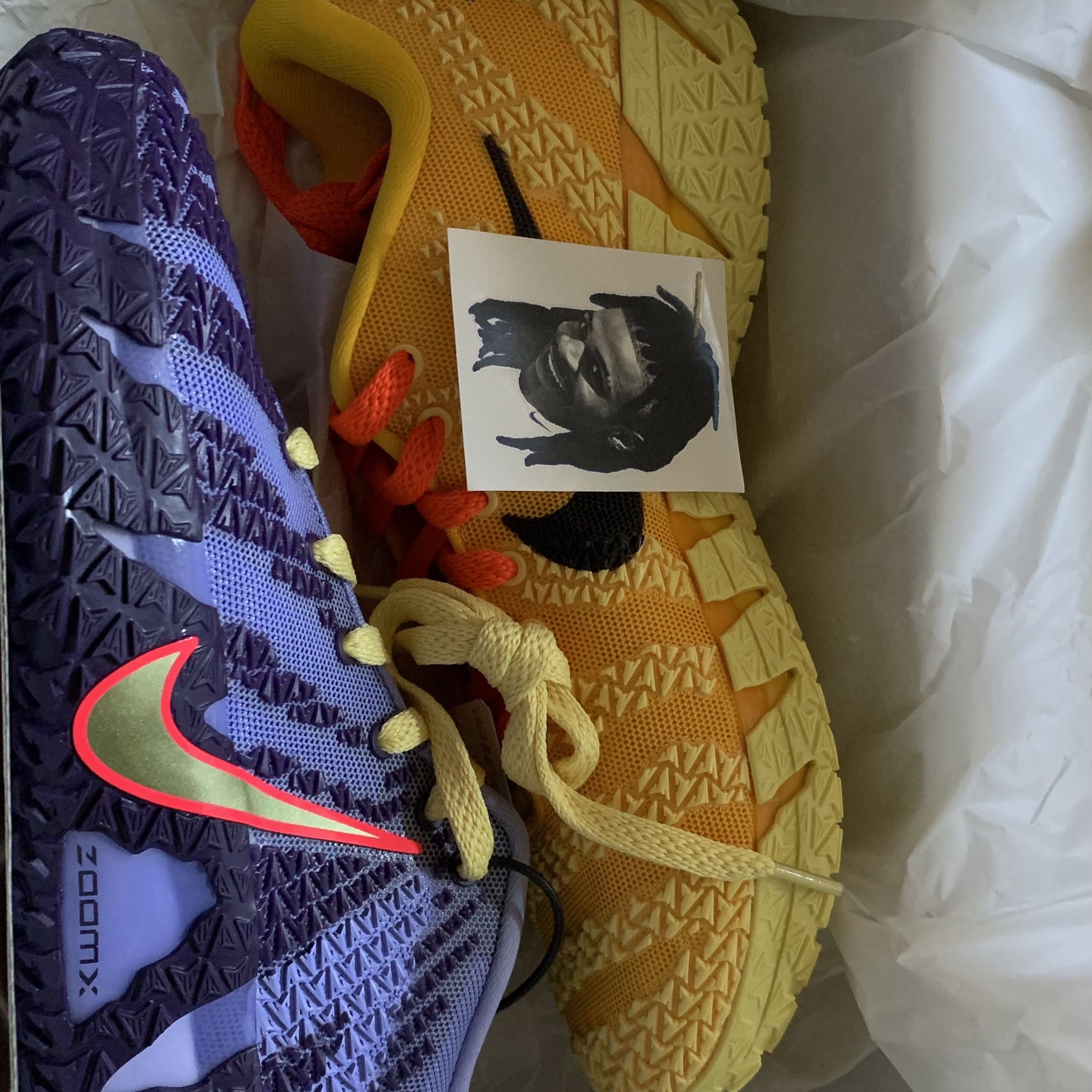 Nike Ja 3 EP University Gold Soft Yellow 착용 스타일