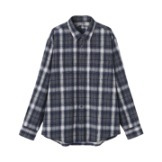 MUJI Flannel L/S Shirt Blue Check