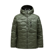Peak Performance Helium Utility Down Hooded Jacket Pine Needle