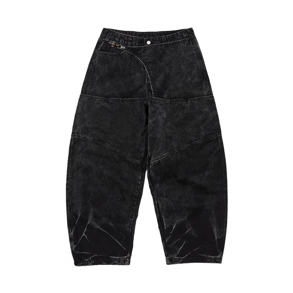 PDP252PT01CWB Punch Drunk Parties Self Guard Washed Fireman Pants WASHED BLACK