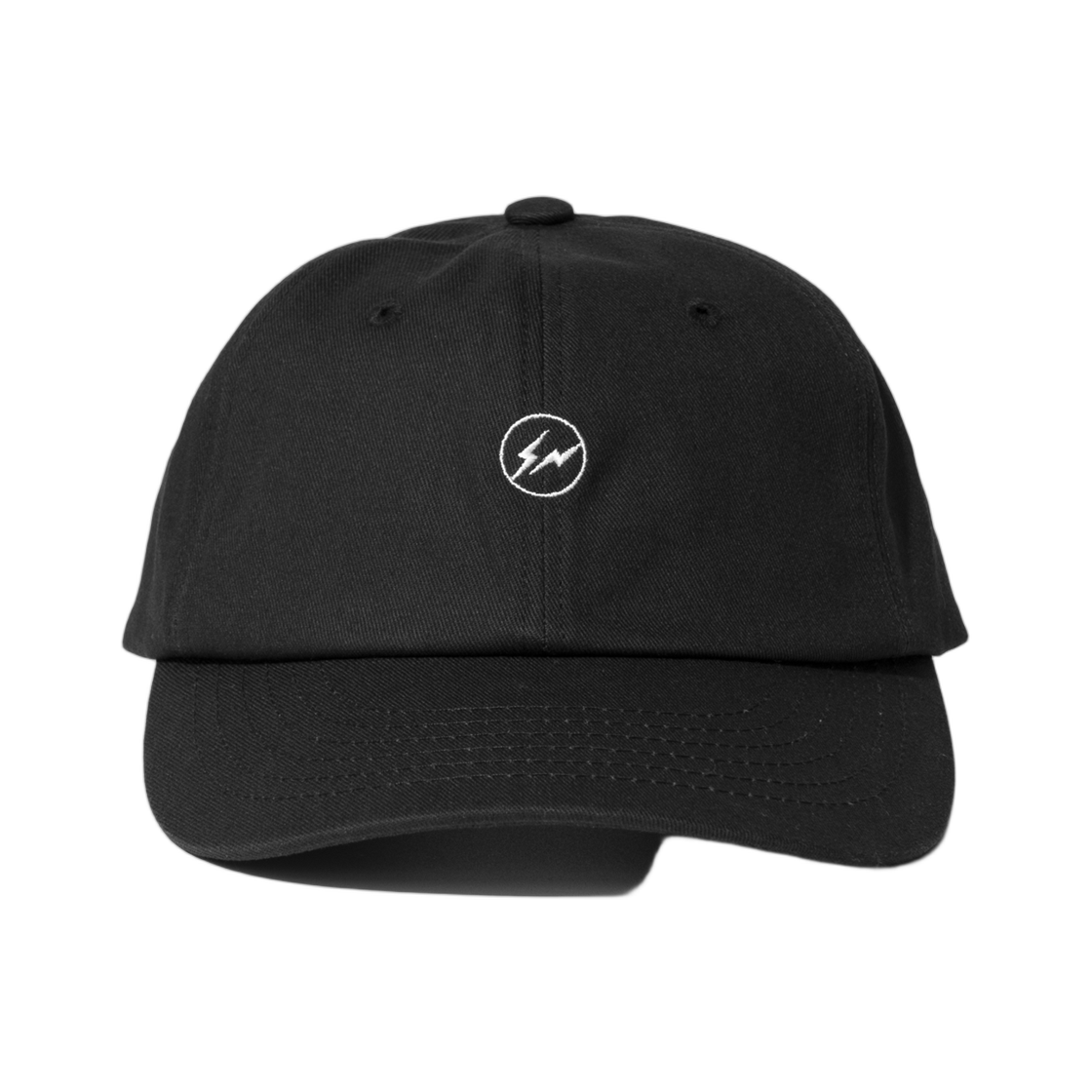 (키즈) 프라그먼트 미니 미니 로고 6 패널 캡 블랙((Kids) Frgmt Mini Mini Logo 6 Panel Cap Black)