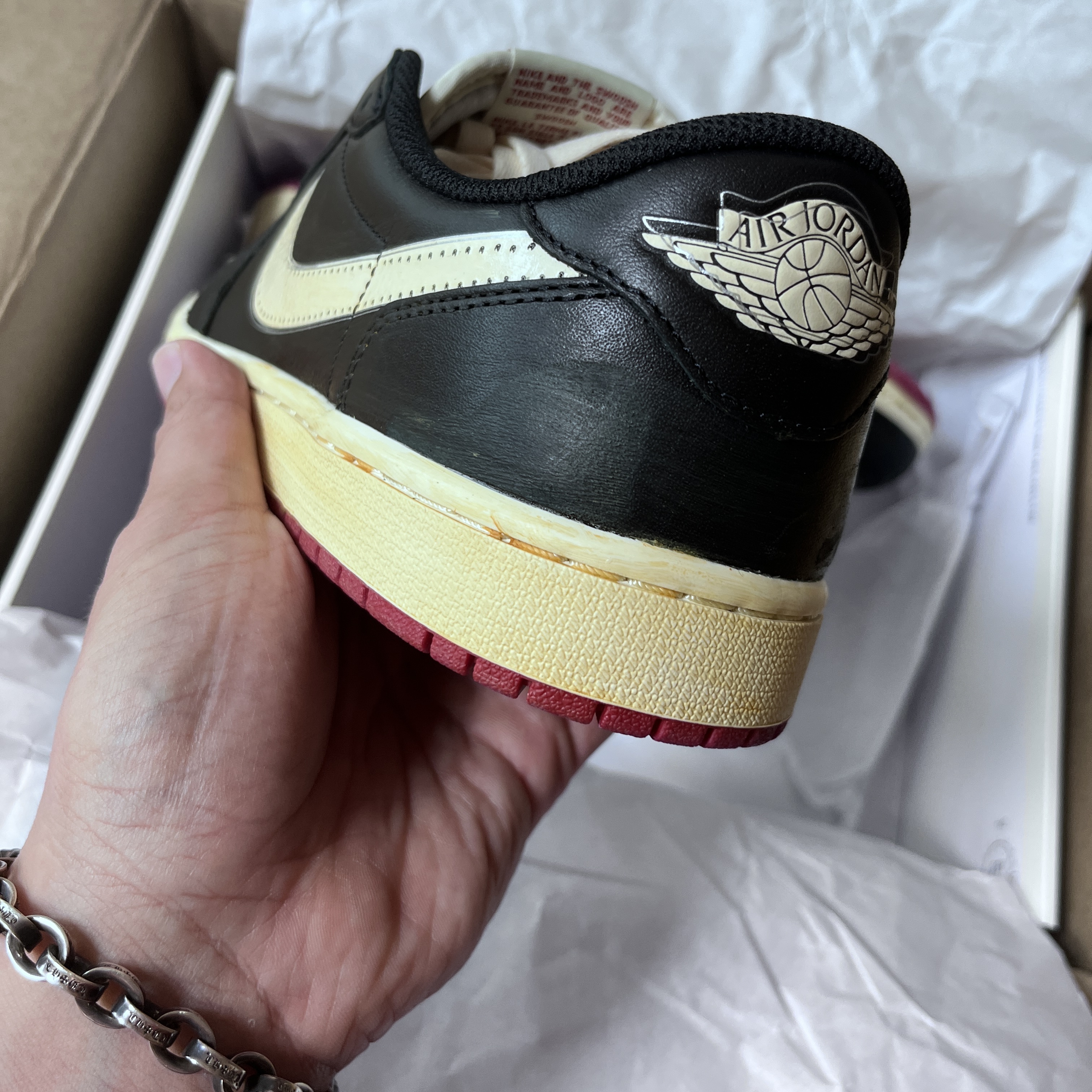 Jordan 1 x Nigel Sylvester Retro Low OG Better With Time 착용 스타일 - 2