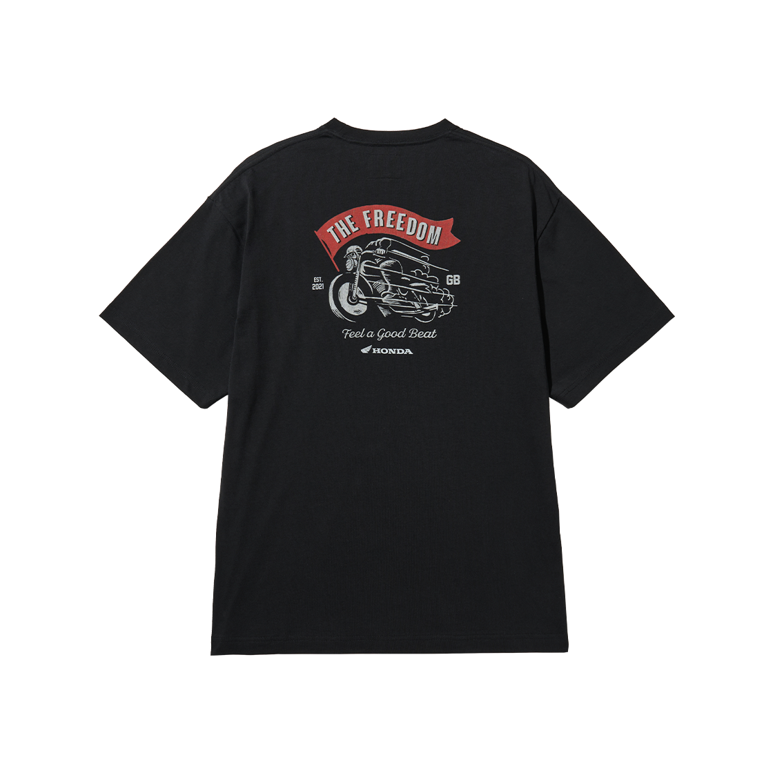 [KREAM 단독] 혼다 프리덤 숏 슬리브 블랙([KREAM 단독] Honda Freedom Short Sleeve Black)