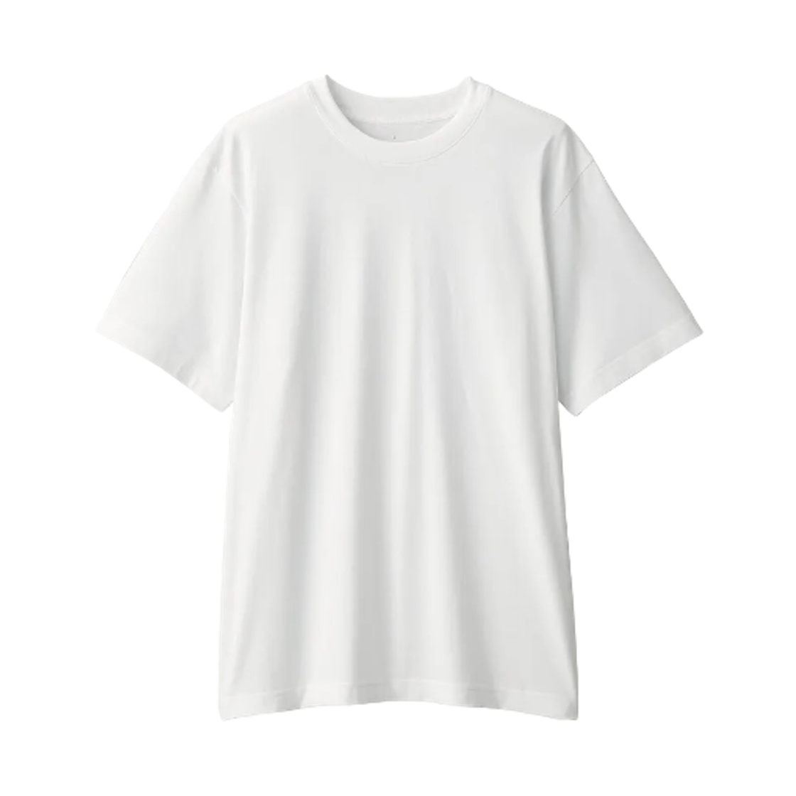 무인양품 저지 크루넥 숏슬리브 티셔츠 화이트(MUJI Jersey Crewneck Short Sleeve T-Shirt White)