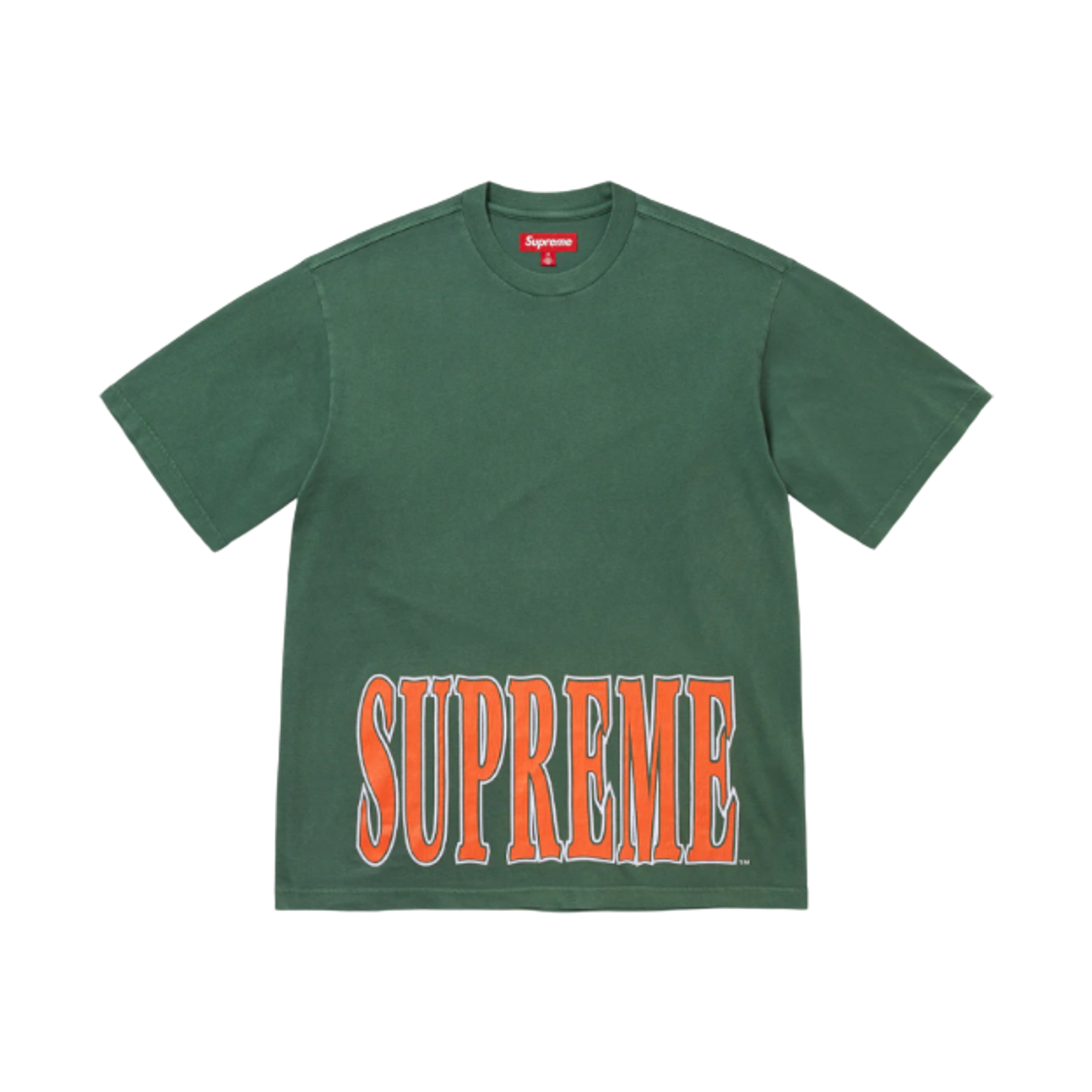 슈프림 크랙 스트레치 숏슬리브 탑 그린 - 25FW(Supreme Cracked Stretch S/S Top Green - 25FW) - 1