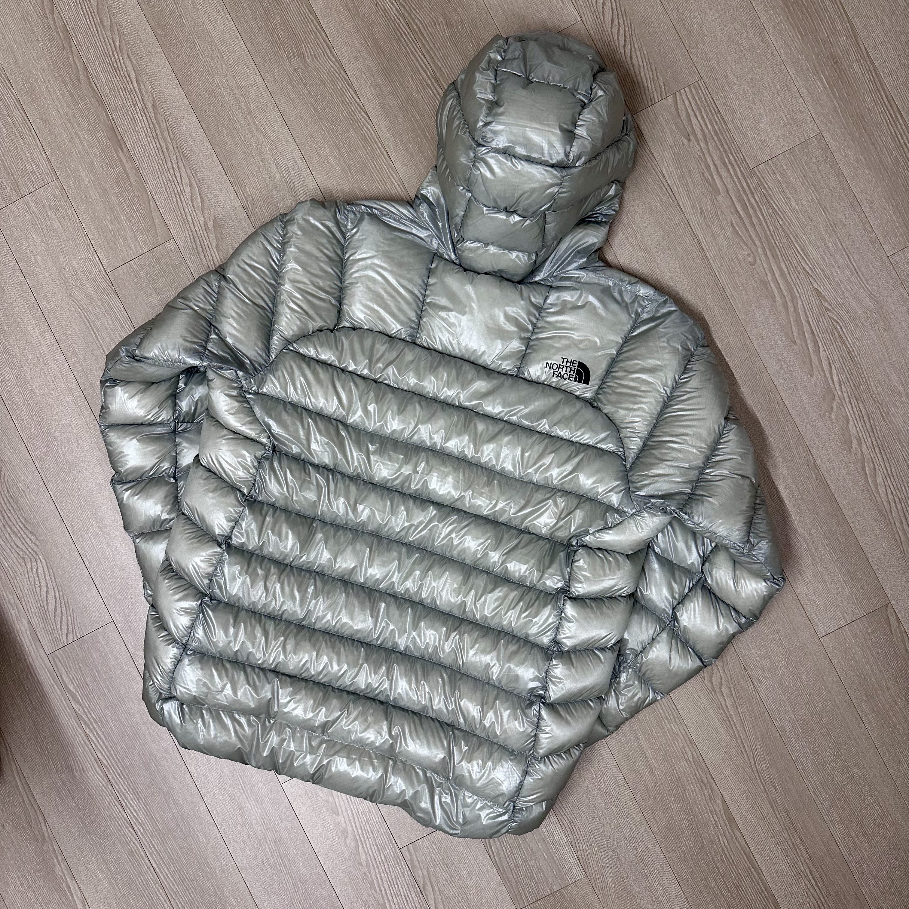 The North Face Summit Mattehorn RDS Down Jacket Light Gray 착용 스타일 - 2