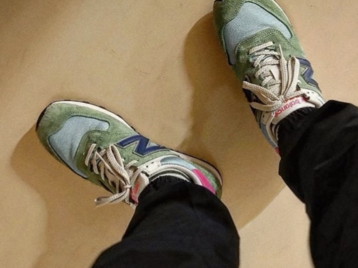 New Balance 576 Made in UK Eden 착용 스타일