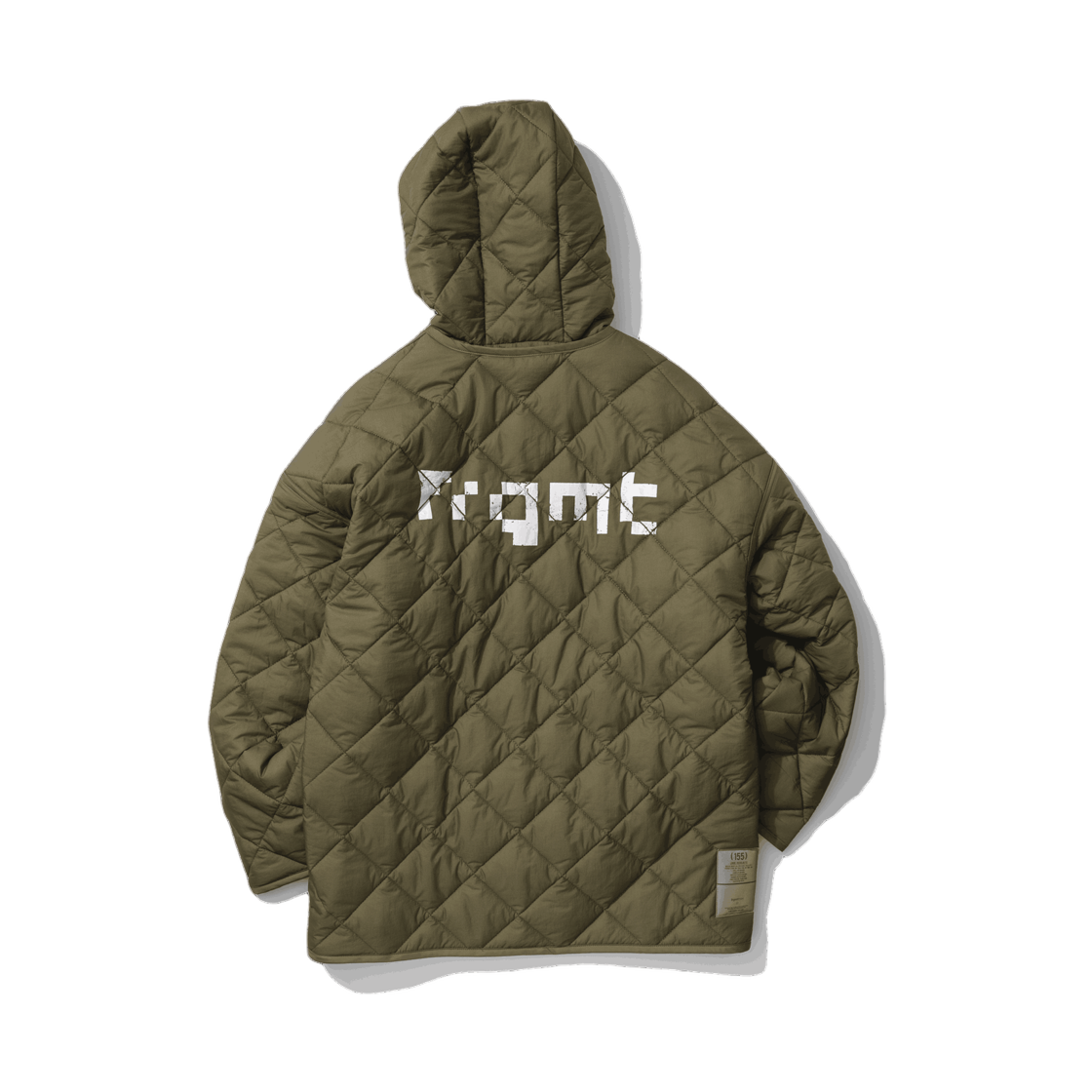(키즈) 프라그먼트 미니 픽셀 로고 라이너 자켓 카키((Kids) Frgmt Mini Pixel Logo Liner Jacket Khaki) - 2