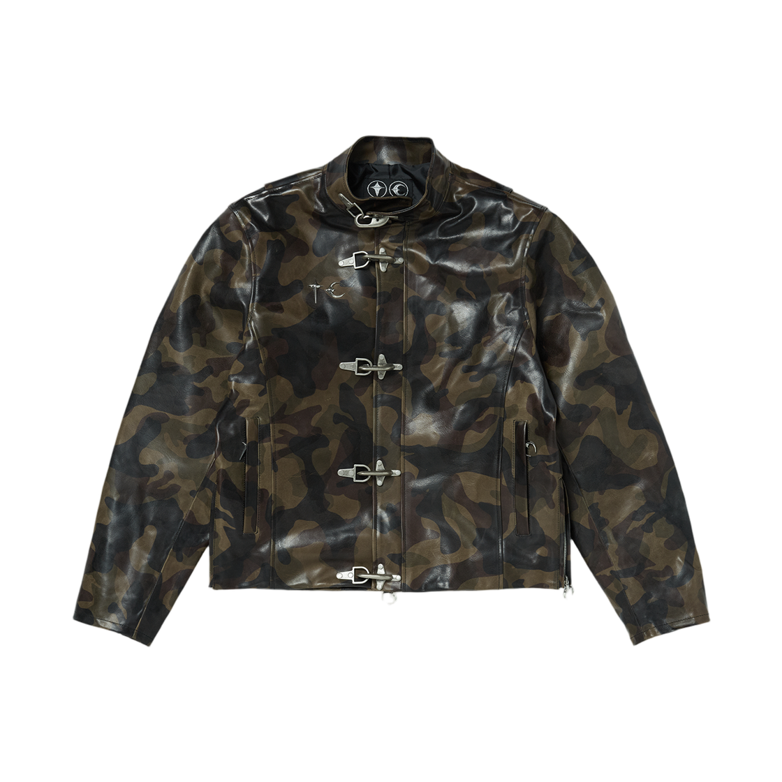 떠그 클럽 카모 레더 자켓 다크 카모(Thug Club Camo Leather Jacket Dark Camo) - 1