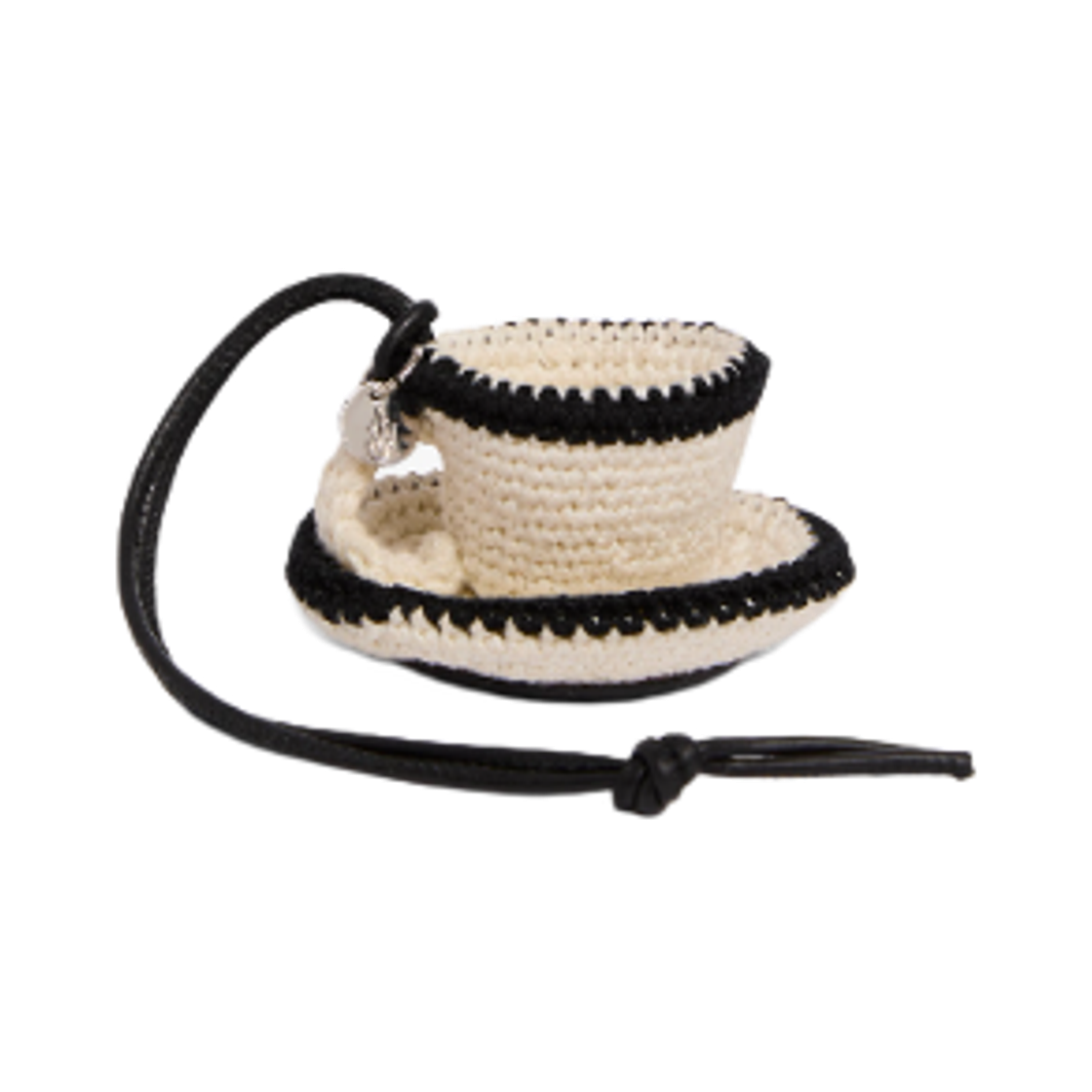 JW 앤더슨 티컵 참 블랙 화이트(JW Anderson Teacup Charm Black White)