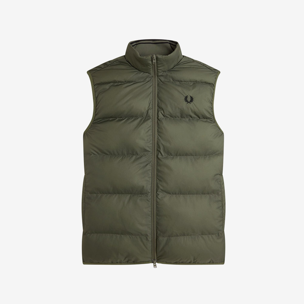 프레드페리 인슐레이트 베스트 로렐리스그린(Fred Perry Insulated Vest Laurel Wreath Green) - 5