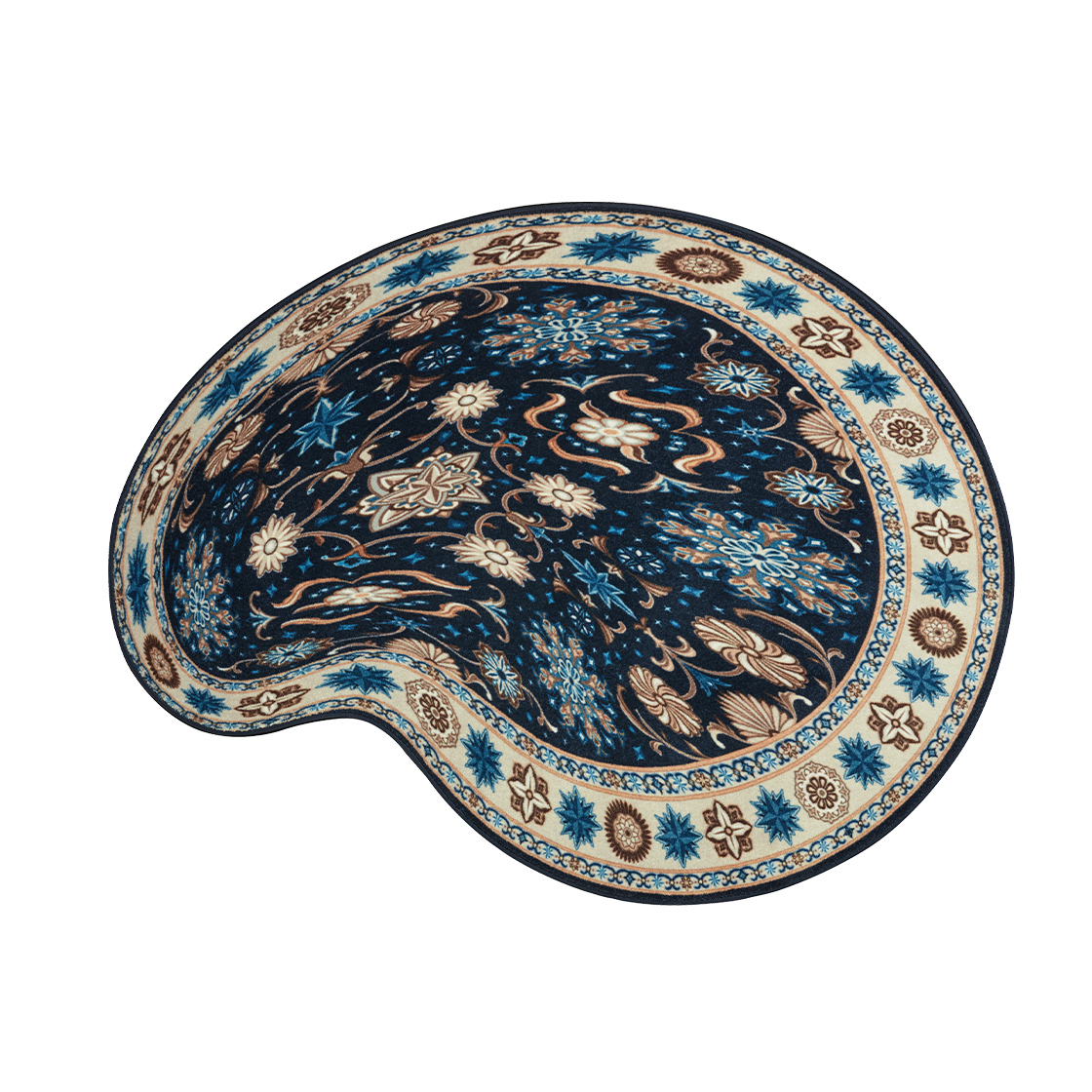 _SAYTOUCHE104 Say Touche Modified Persian Rug Navy