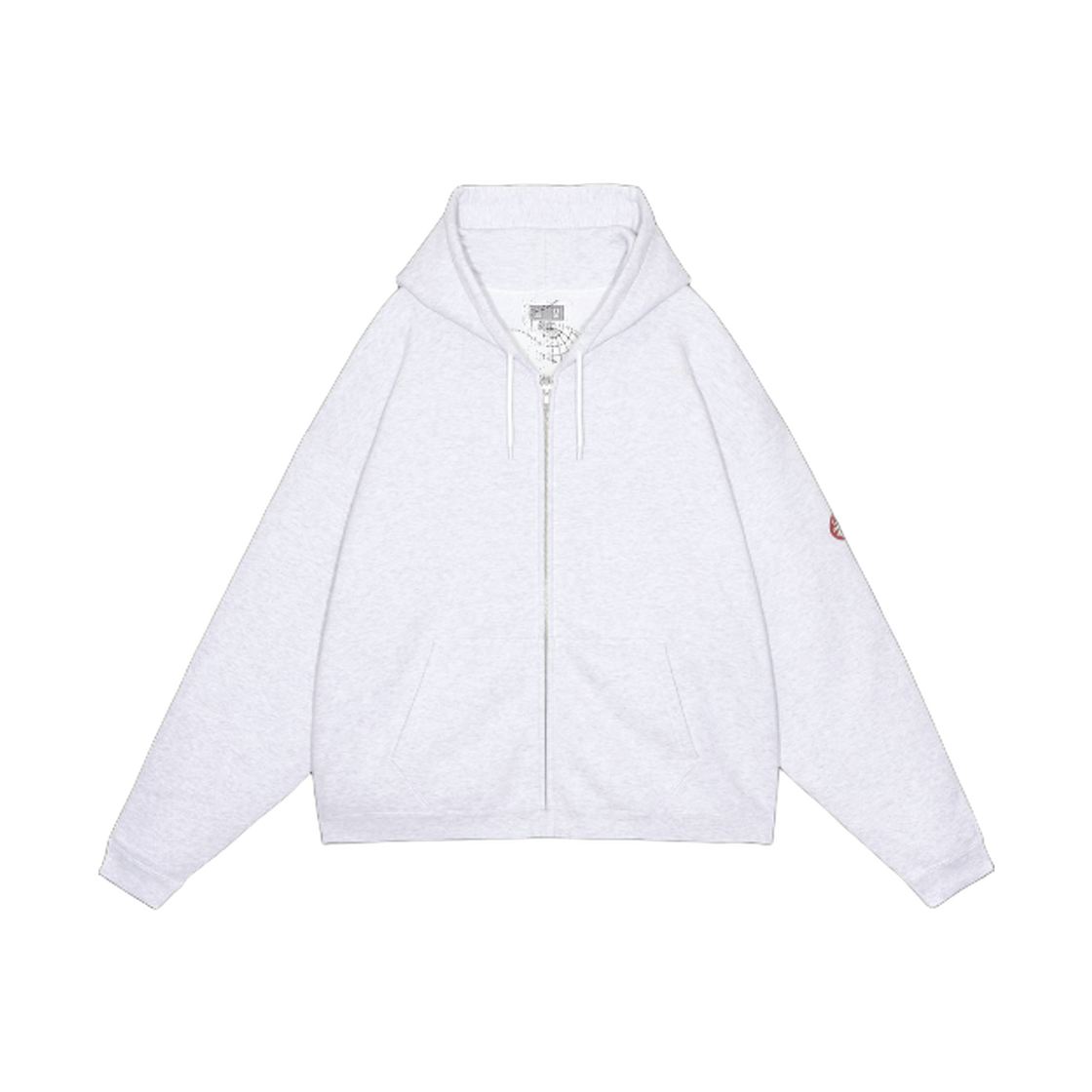 - Cav Empt Solid Loose Zip Hoody - 25FW
