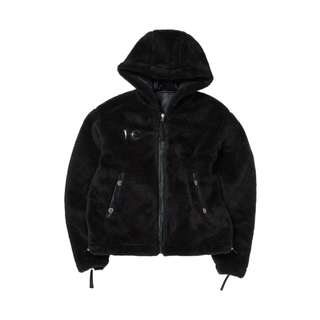 떠그 클럽 TC 리버시블 셔링 자켓 블랙(Thug Club TC Reversible Shearling Jacket Black) - 1