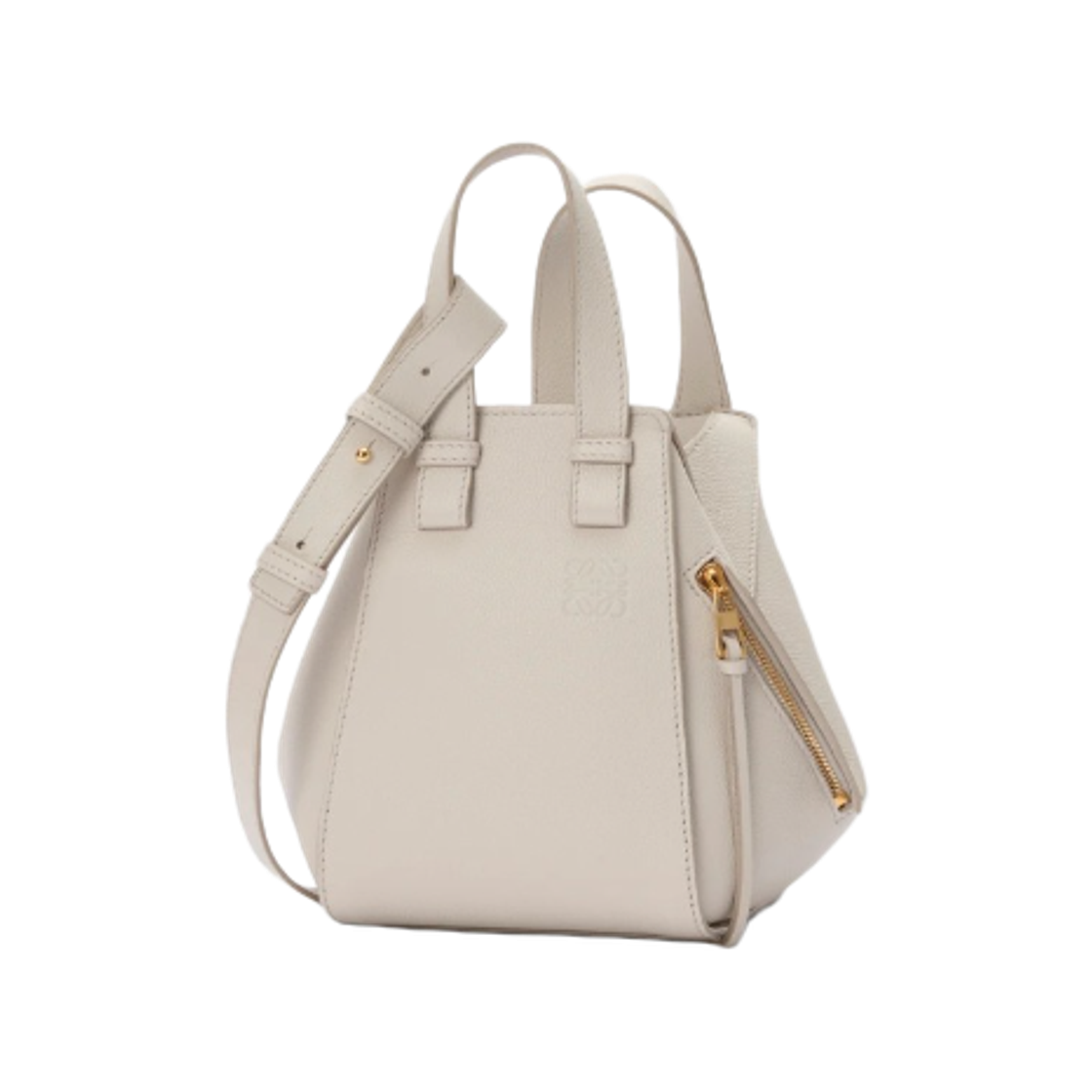 로에베 소프트 그레인드 카프스킨 컴팩트 해먹백 라이트 고스트(Loewe Compact Hammock Bag in Soft Grained Calfskin Light Ghost)