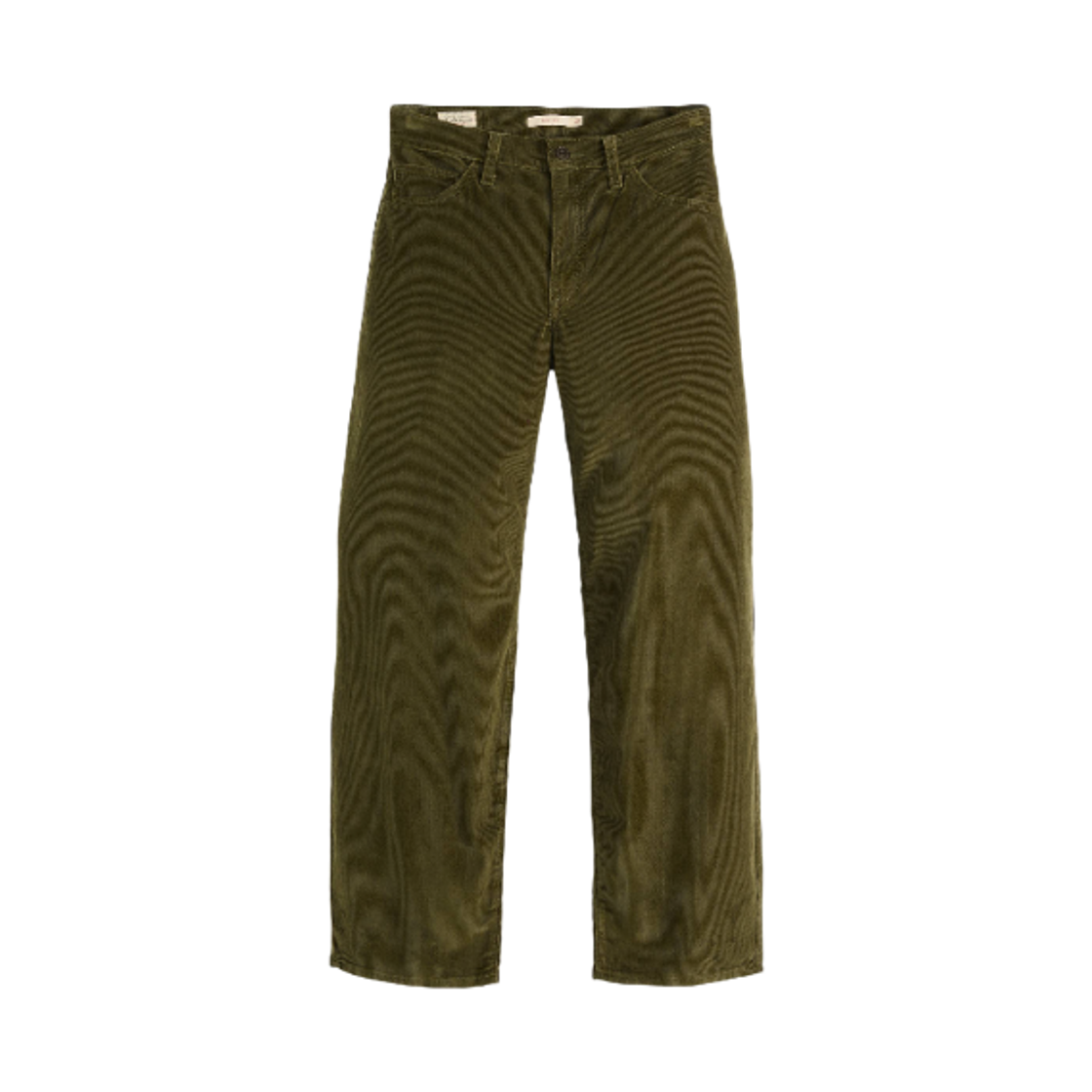 (W) 리바이스 배기 대드 코듀로이 팬츠 그린((W) Levi's Baggy Dad Corduroy Pants Green) - 1