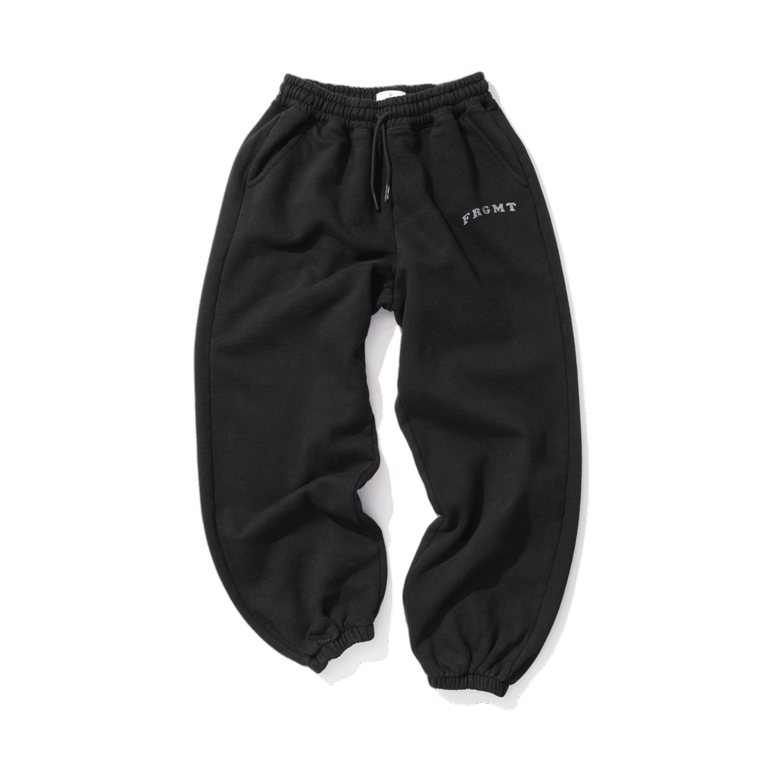 (키즈) 프라그먼트 미니 미니 로고 스웨트팬츠 블랙((Kids) Frgmt Mini Mini Logo Sweatpants Black) - 1