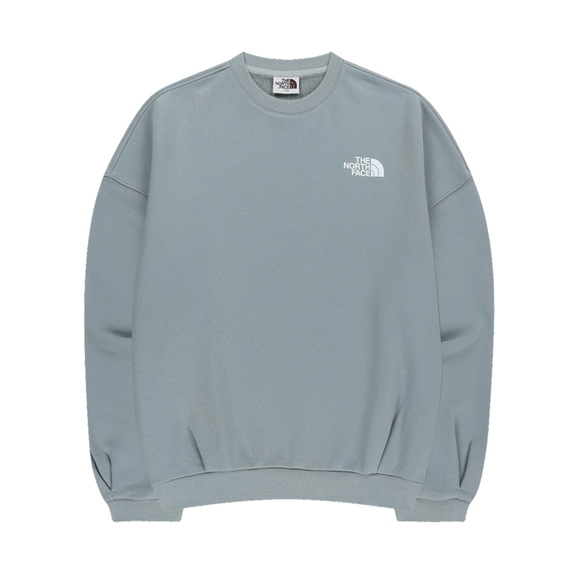 NM5MR52L The North Face Logo Sweatshirts Grayish Blue - 25FW