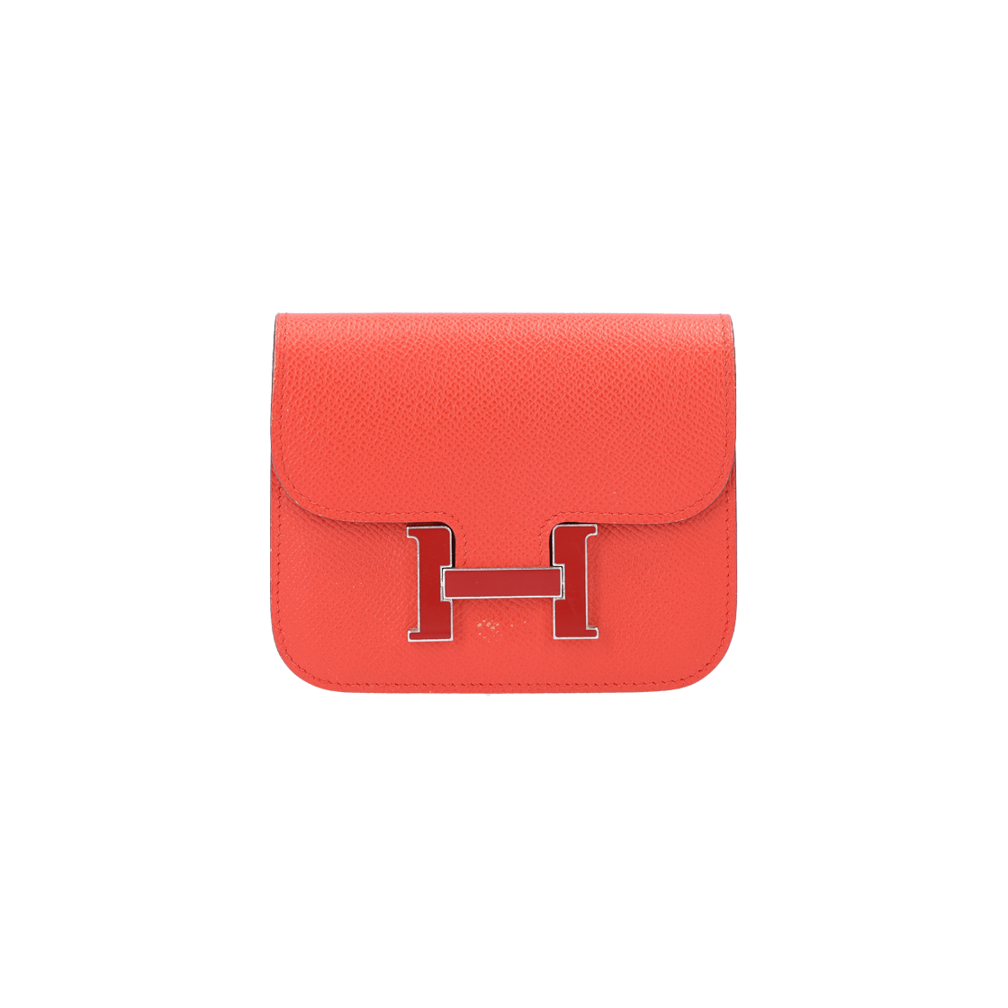 ITCWCIVNW33T Hermes Constance Slip Wallet in Capucine with Z Stamp