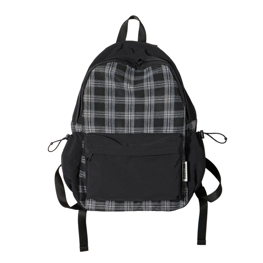 버빌리안 체크린 백팩 블랙(Bubilian Checklyn Backpack Black)