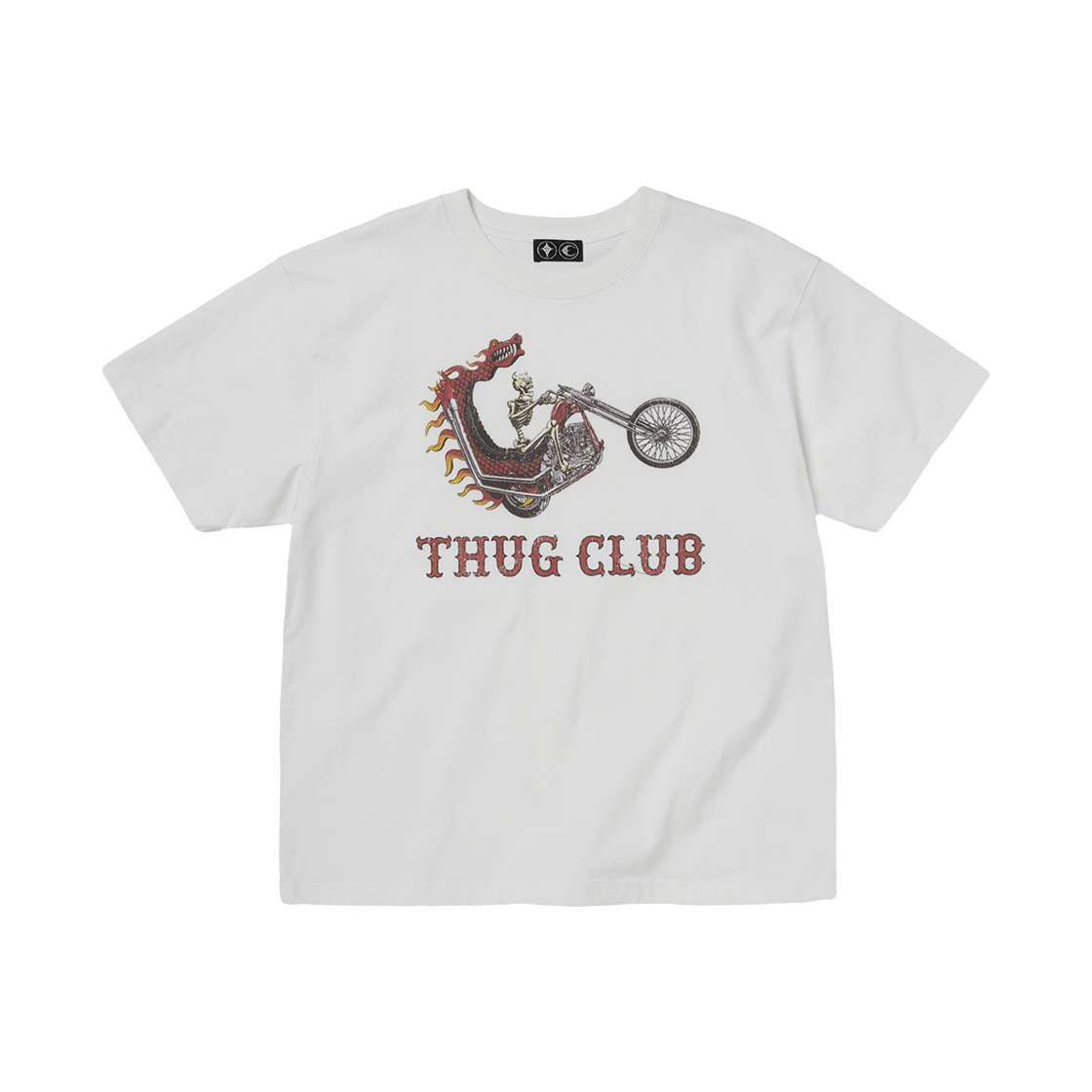 떠그 클럽 드래곤 쵸퍼 티셔츠 화이트(Thug Club Dragon Chopper T-Shirt White)
