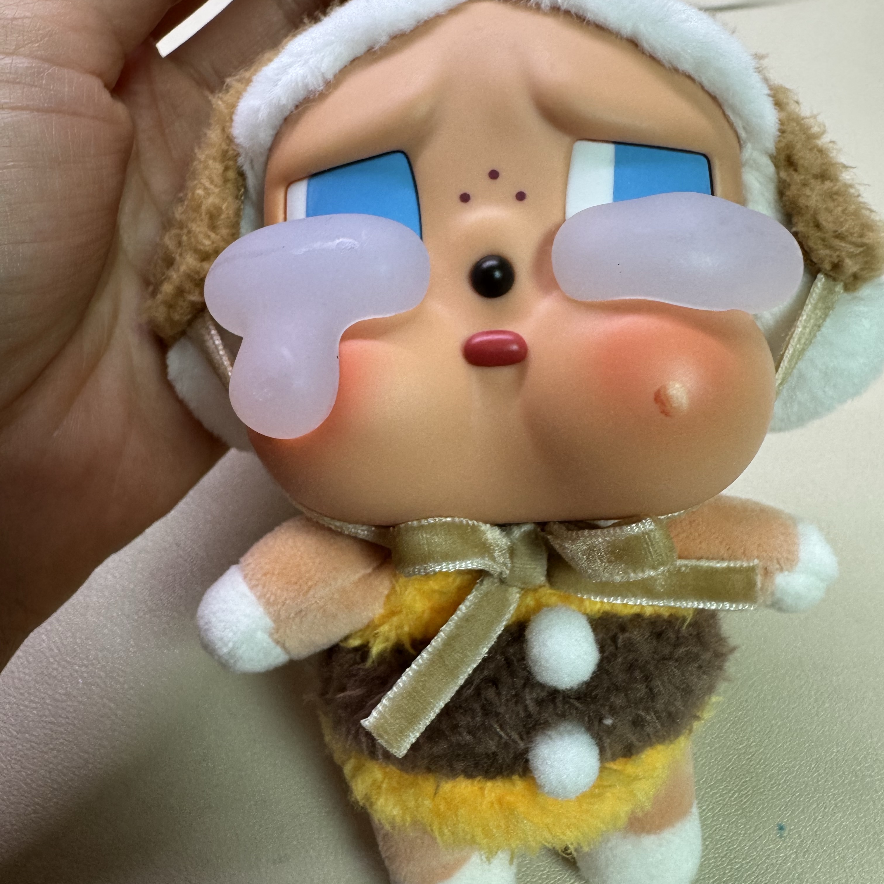 Pop Mart Crybaby Crying Again Series Plush Keyring Sealed Case (6 Blind Boxes) 착용 스타일 - 3