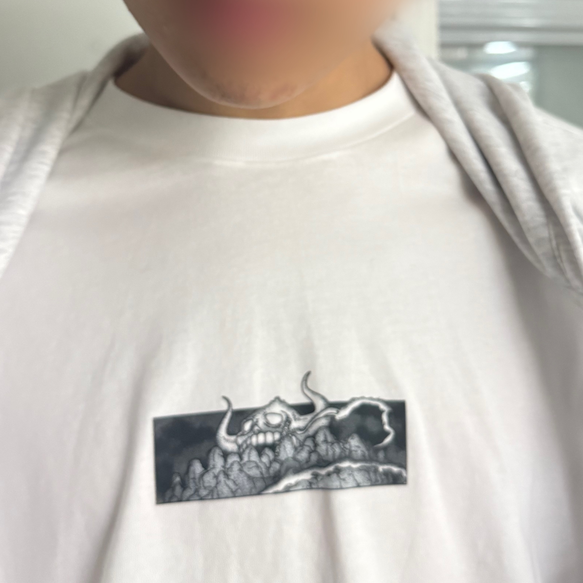 Uniqlo UT One Piece 25th T-Shirt White 착용 스타일 - 1