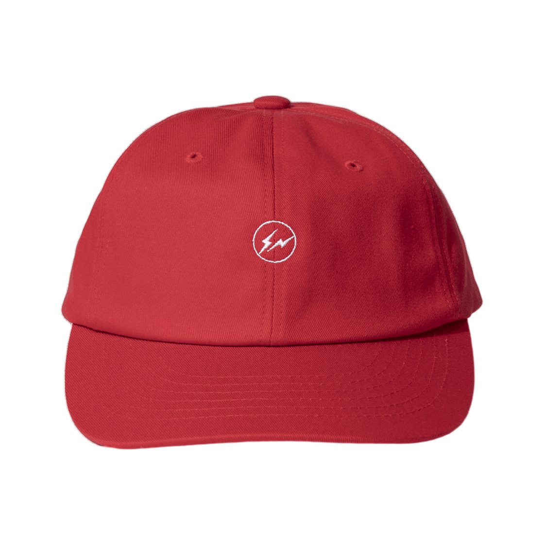 (키즈) 프라그먼트 미니 미니 로고 6 패널 캡 레드((Kids) Frgmt Mini Mini Logo 6 Panel Cap Red)