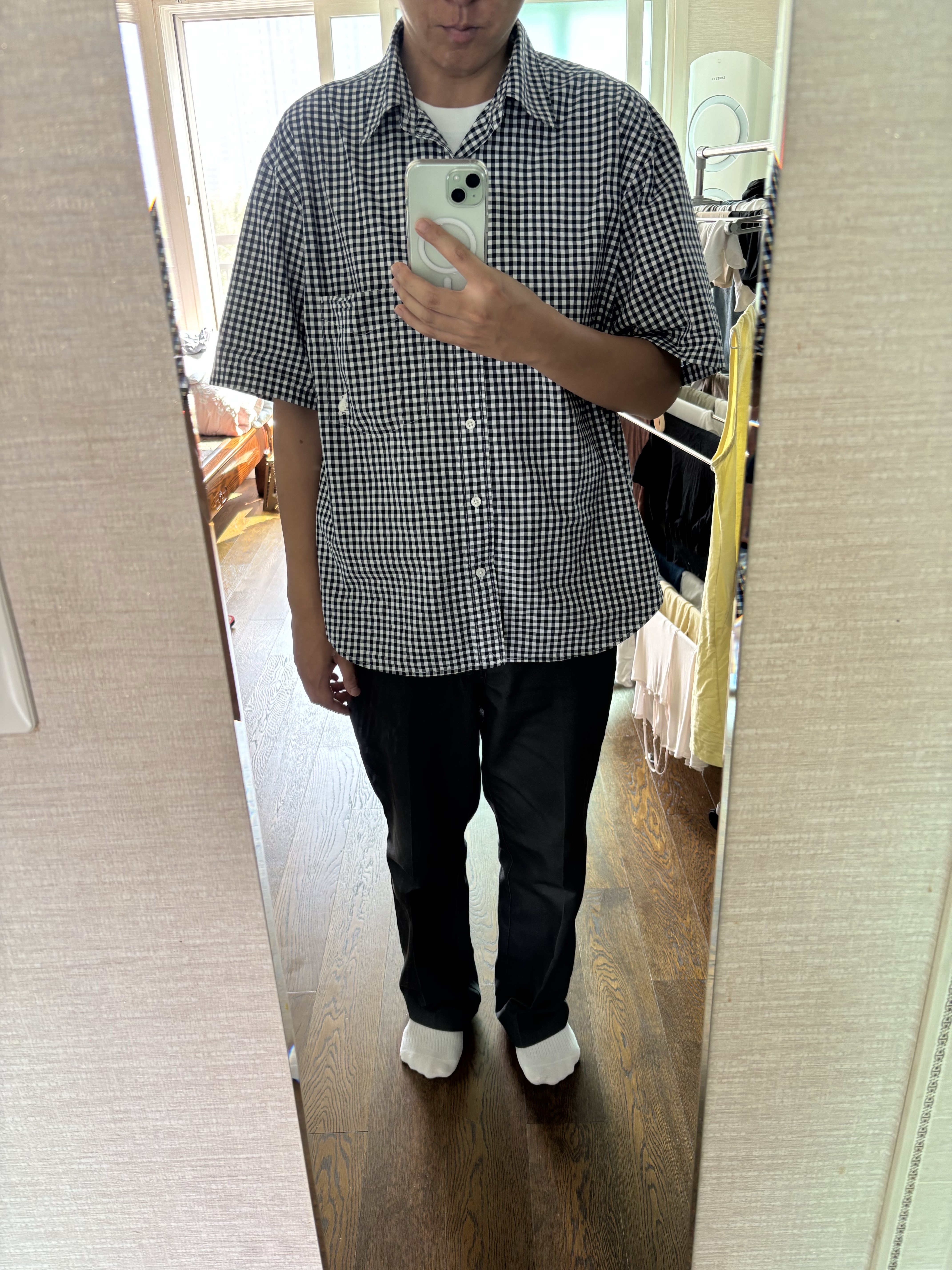 Dickies Original 874 Work Pant Charcoal Grey 착용 스타일