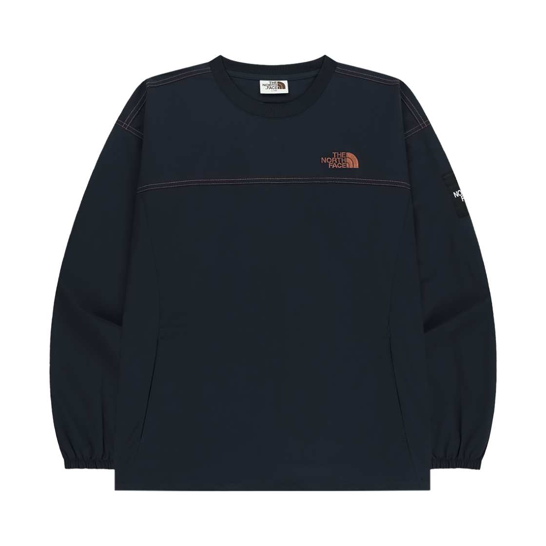 NM5MR53K The North Face Logo Crewneck Navy - 25FW
